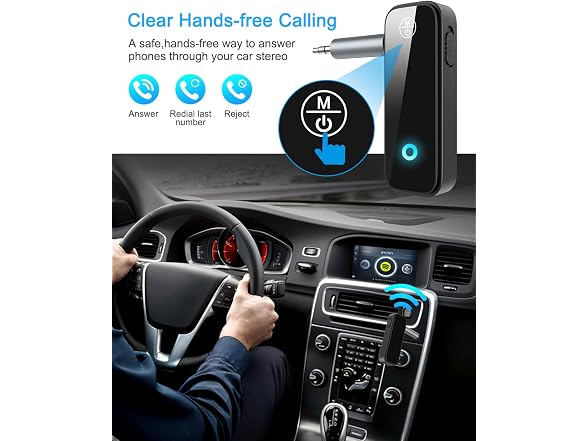 Ankilo Aux Bluetooth 5.4 Adapter for Car