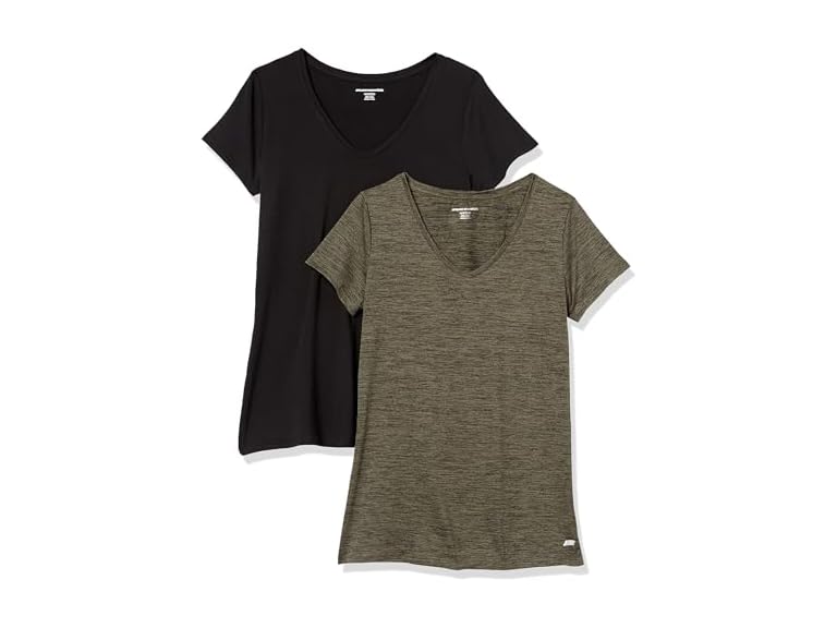 Amazon Essentials Womens VNeck TShirt 2Pk - Gallery 18