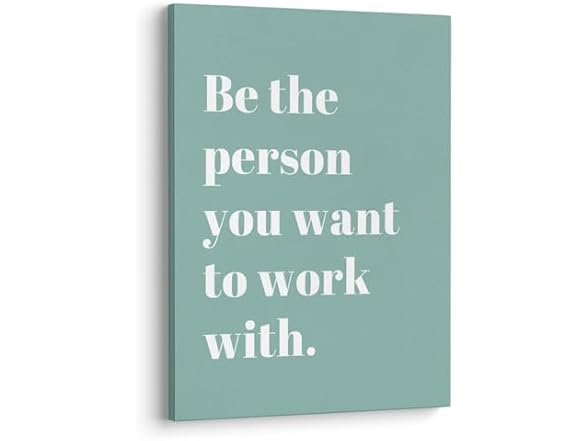 XWELLDAN Inspirational Quote Wall Art