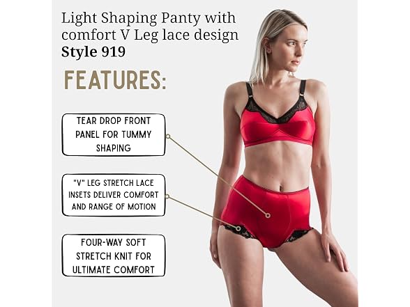 Rago Women (34) Shapewear Briefs