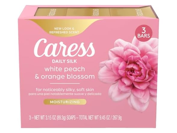 Caress Beauty Bar Soap Noticeably Silky Soft Skin