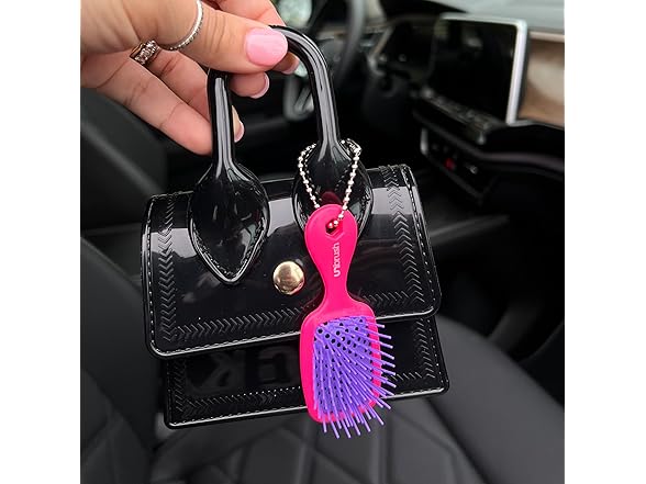 FHI Heat UNbrush Keychain Super Mini Hair Brush