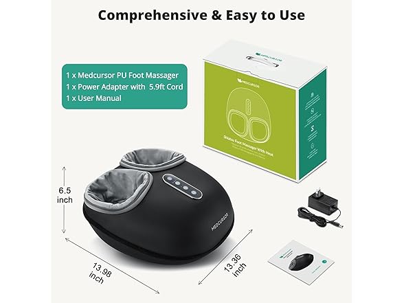 Medcursor Foot Massager Machine with Heat