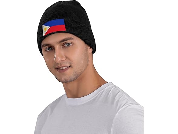 PRTYABS Cute Philippines Flag Beanie