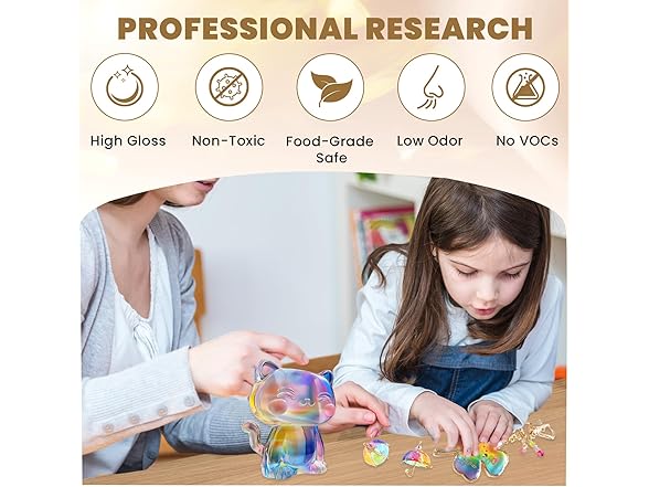 LEEYA Epoxy Resin Crystal Clear