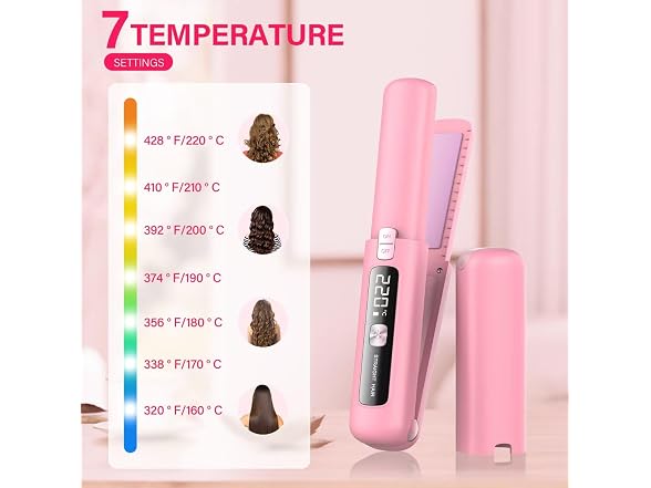 Prettrans Cordless Hair Straightener