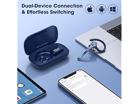Ngsod Bluetooth Headset with USB