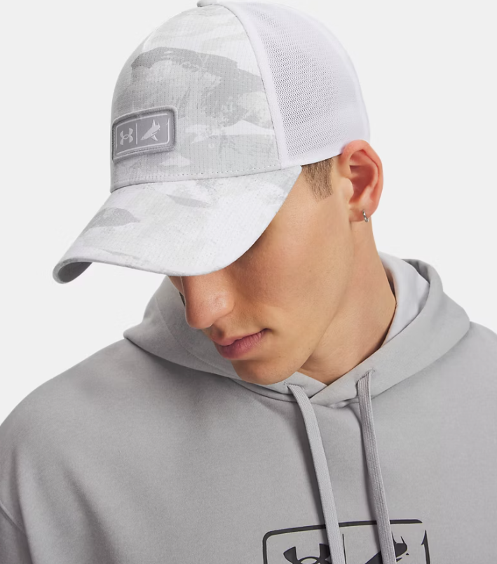 Under Armour BlacktipH Mid Trucker Hat - Gallery 16