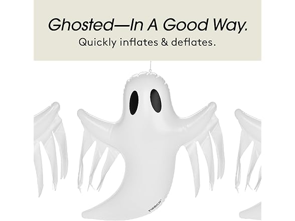 FUNBOY Hanging Ghost Halloween Décor (3PK)