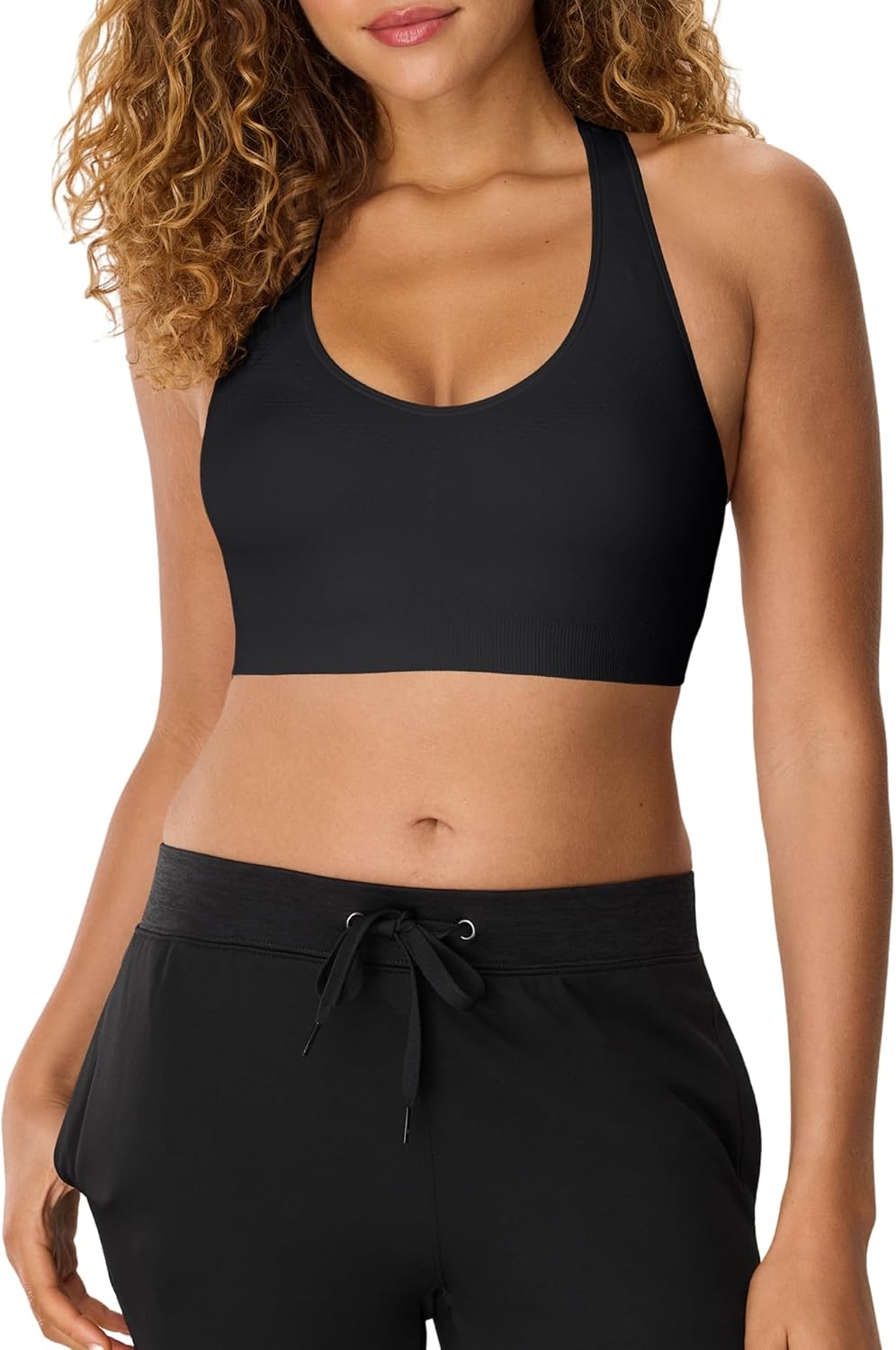 Hanes Women Sport Seamless Racerback Sports Bra - Gallery 22