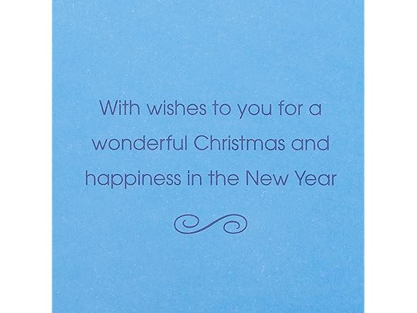 Papyrus Christmas Card w/ Colorful Ornament