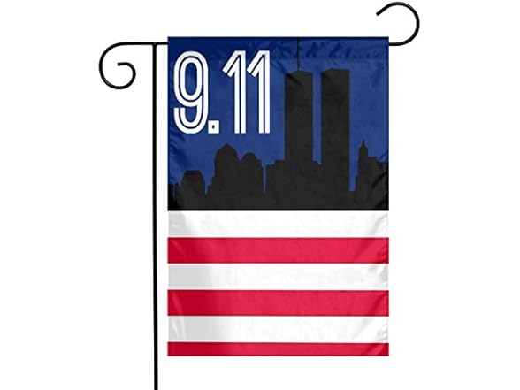 9/11 Garden Flag 12x18 Double Sided