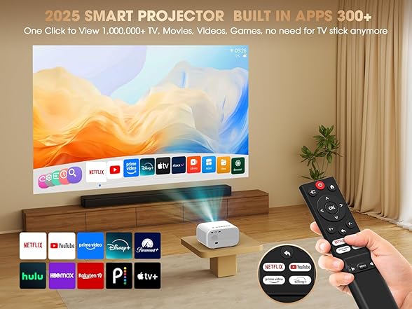 1080p Smart Projector