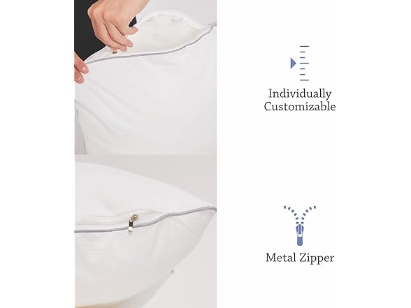 HALLEY Bed Pillows for Sleeping