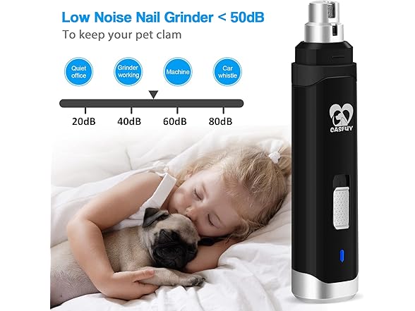 Casfuy B09XHR6PLV dog nail grinder