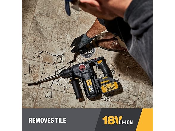 CAT DX21 18V 1in SDS-Plus Rotary Hammer Drill Kit