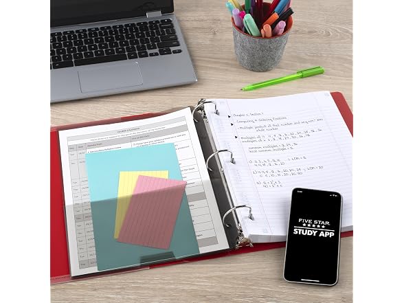 Five Star 3-Ring Binder + Study App