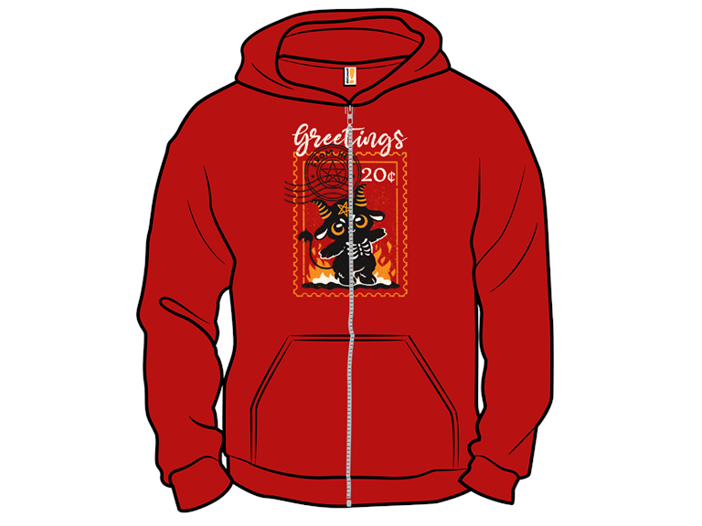 Greetings from Hell Stamp