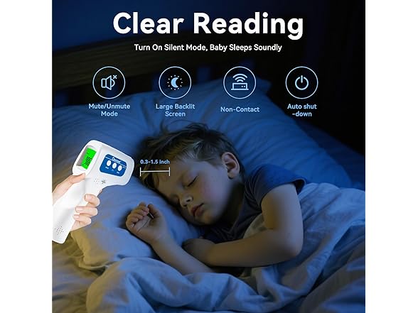 2Pk Berrcom 3-in-1 Forehead Thermometer