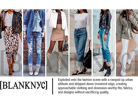 BLANKNYC Womens Relaxed Straight Leg Denim Jeans (26)