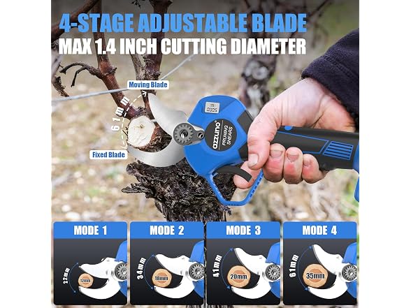 AZZUNO 20V 2-IN-1 Electric Pole Pruning Shears
