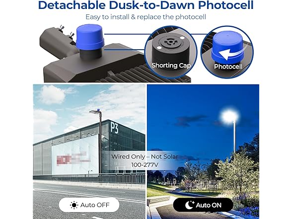 CINOTON Parking Lot Light 200W