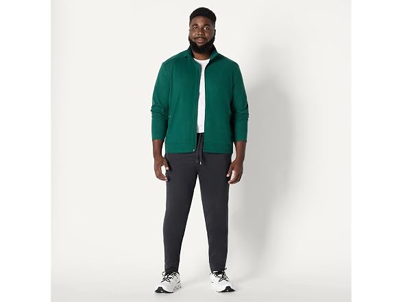 Amazon Essentials Men's Zip-Up Gym Workout Jacket