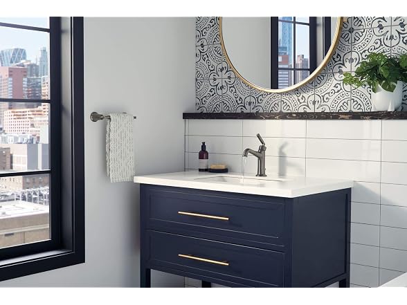 Delta 74808-PN - Towel Bar Bathroom Hardware
