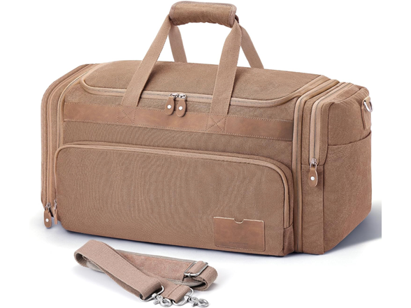 SHOWKOO 60L Canvas Duffle Bag