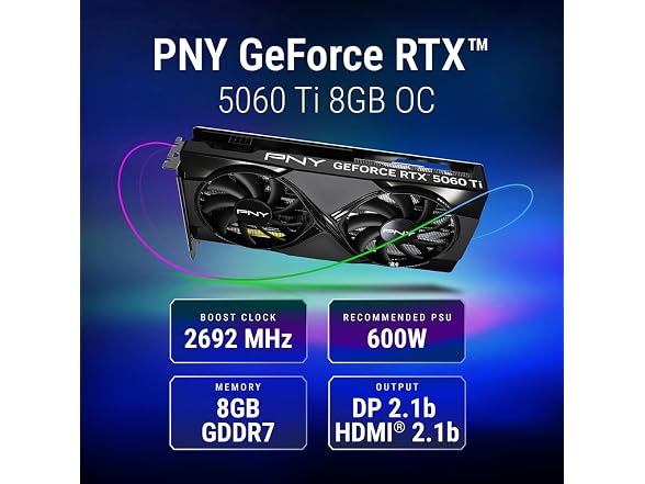 NVIDIA GeForce RTX 5060Ti Graphics Card