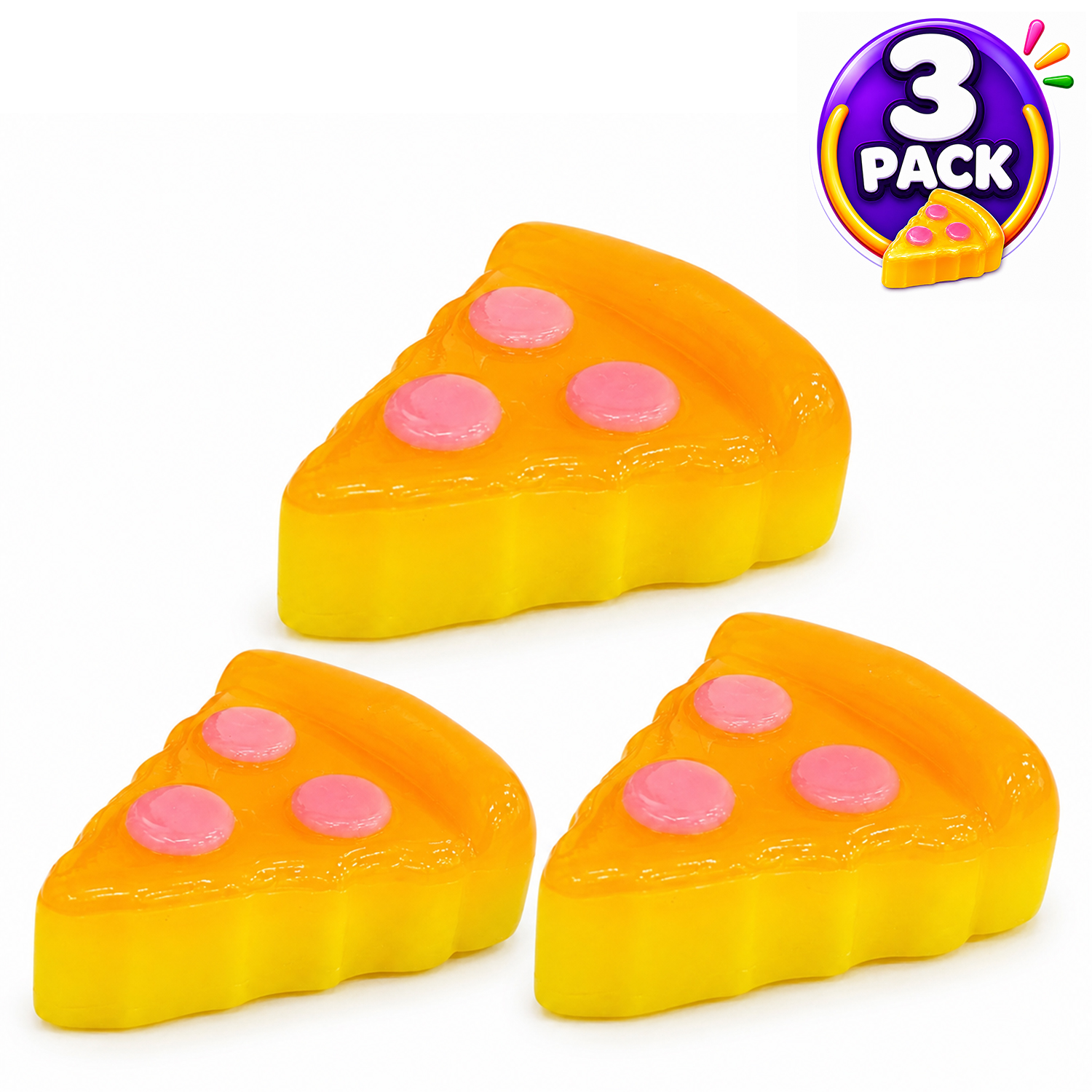 Twilight Squishy Sensory Toys Pizza - Gallery 6