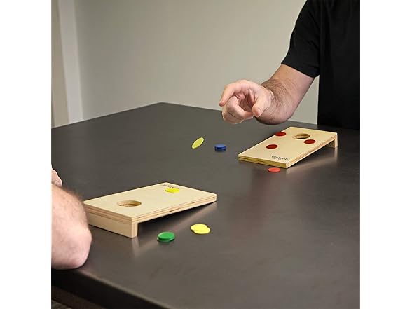 GoSports Coinshot Mini Tabletop Cornhole Game Set