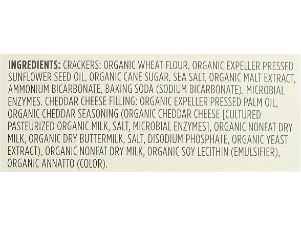 365 Organic Mini Cheese Sandwich Crackers