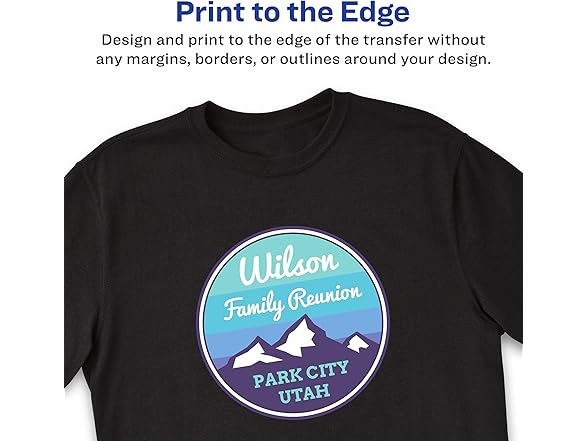 Avery Dark Transfer Paper for T-Shirts