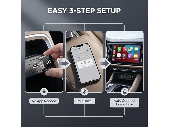 DIAWICYAR Apple CarPlay Adapter Gunmetal - Gallery 5