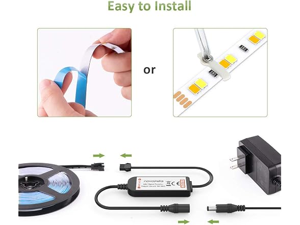 NOVOSTELLA 20ft Tunable LED Strip 24V