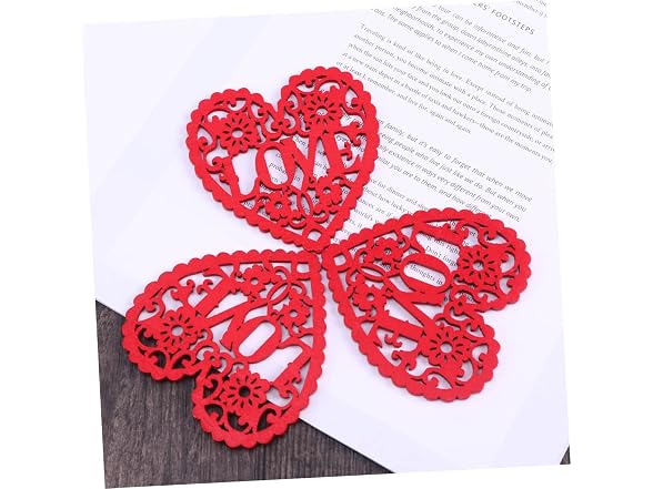 VORCOOL 30 PCS Wooden Discs Slices for Mother's Day