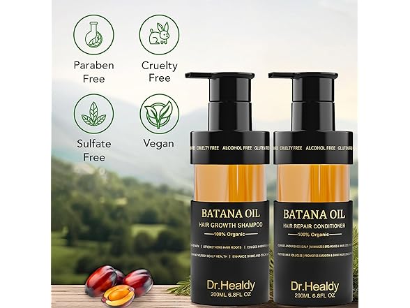 Batana Oil Shampoo and Conditioner