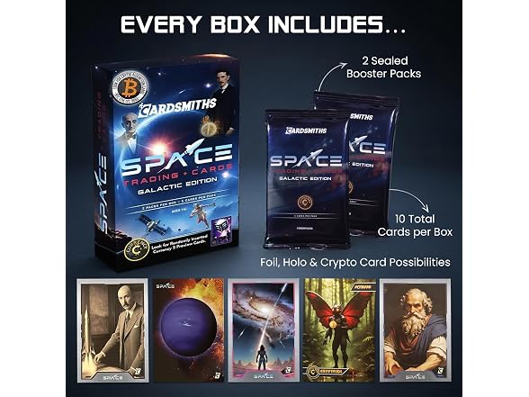 Cardsmith Space Trading Card Galactic Edition Collector Box