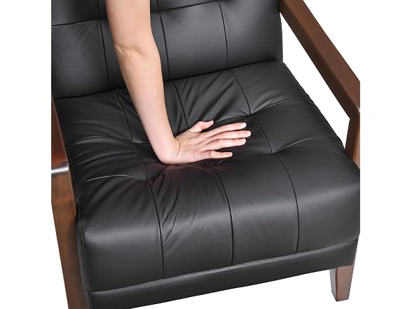 Lexicon Crafton Leather Accent Chair