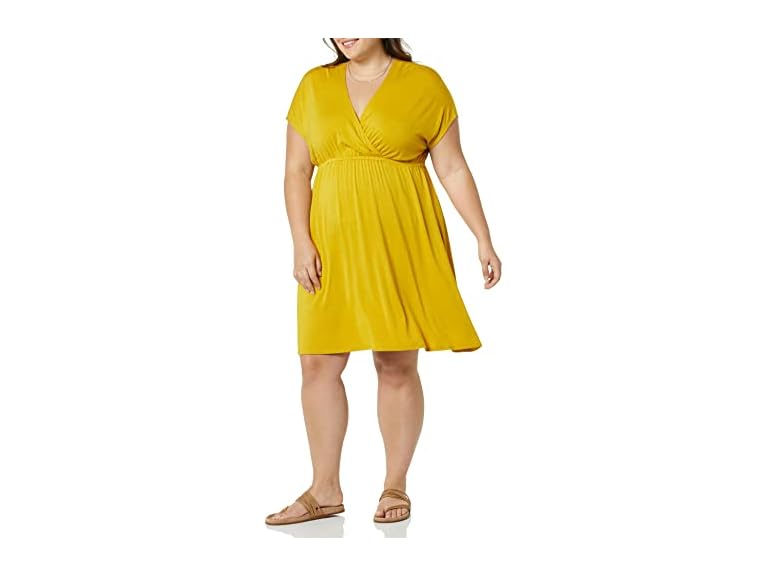 Amazon Essentials Women V Neck Elastic Waist Dress - Gallery 15