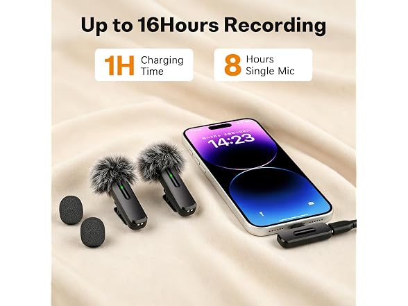 wedaniya Wireless Lavalier Microphones