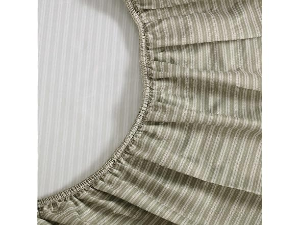 Kenneth Cole King Sheet Set Green Stripe