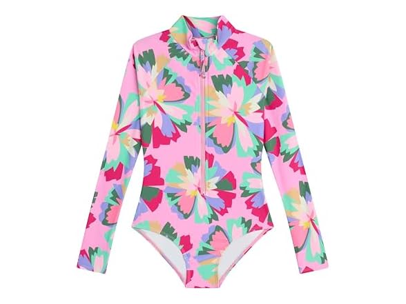 Kanu Surf Laurel Beach Sport UPF 50 Zip Swimsuit