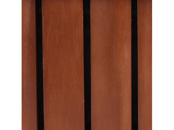 Sunnydaze Slatted Rectangular Wood Planter Box