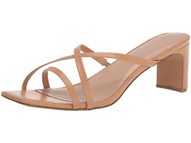 $7.99, Was $49.90, 83% Off! The Drop Women's Amelie Strappy Square Toe Heeled Sandal dealfomo