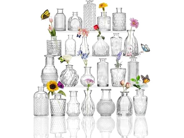 Sawoake Mini Bud Vases Set of 12 As