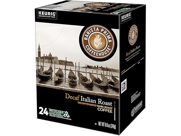 Barista Prima Coffeehouse, Italian Roast Pods 96 count