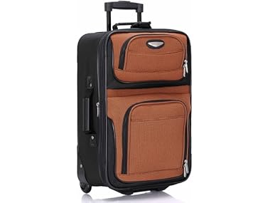 $15.99, Was $66, 75% Off! Travel Select Amsterdam Softside Luggage, Carry-on 21-Inch dealfomo