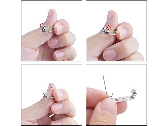 Aylifu Brooch Pins Bars - Sliver